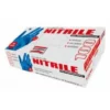 CAJA 100 GUANTES NITRILO STANDART COLOR AZUL PARA USO MODERADO TALLA ''M”