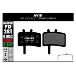 Galfer-bike PASTILLA DE FRENO FD-281 GALFER