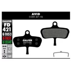Galfer-bike PASTILLA DE FRENO FD-421 GALFER