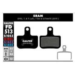 Galfer-bike PASTILLAS DE FRENO FD-513 GALFER